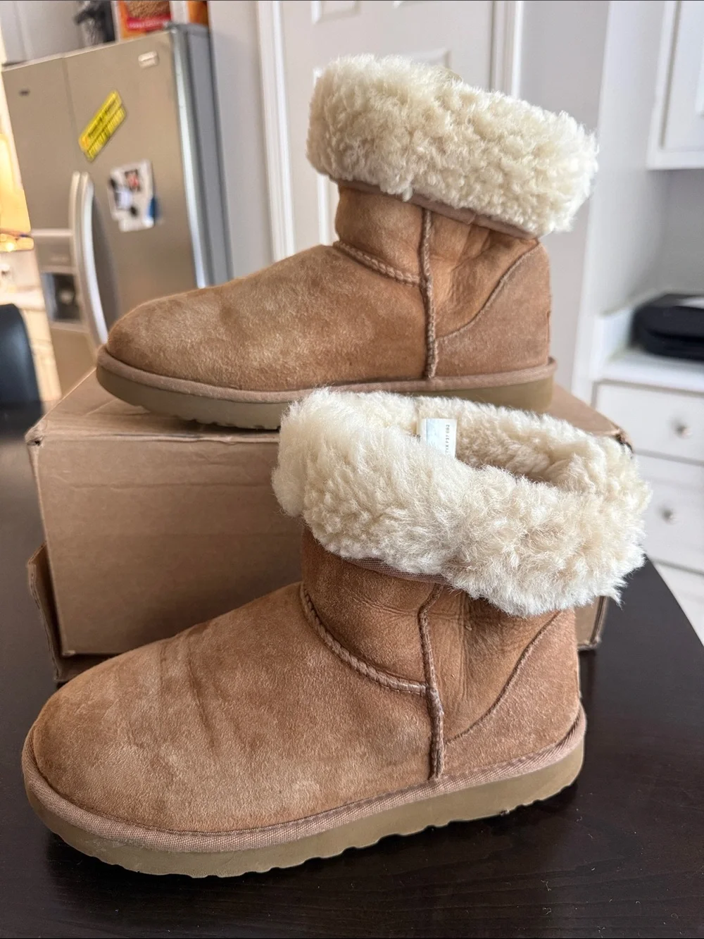 UGG Classic Short II Boots In The Chestnut color